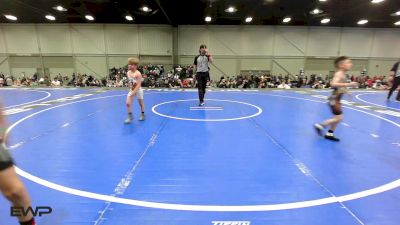 65 lbs Rr Rnd 3 - Lane Plumlee, Regulators 9U 2 vs Kade Walker, Team Danger 9U