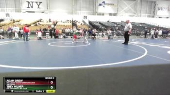 93 lbs Round 4 - Adam Drew, Bulldogs Youth Wrestling (Far Western) vs Trey Milner, Fulton Wrestling Club