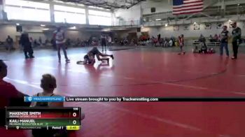106 lbs Round 3 (4 Team) - Makenize Smith, Indiana INFERNO GOLD vs Kaili Manuel, Michigan Revolution Blue