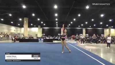 Isabel Sikon - Floor, J and R Gym #732 - 2021 USA Gymnastics Development Program National Championships