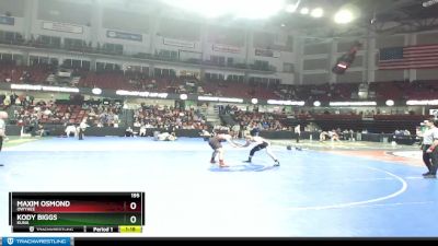 195 lbs Semifinal - Kody Biggs, Kuna vs Maxim Osmond, Owyhee