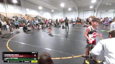 90 lbs Round 1 - Luke D`Ettore, C2X vs Chandler Dale, Roundtree Wrestling Academy