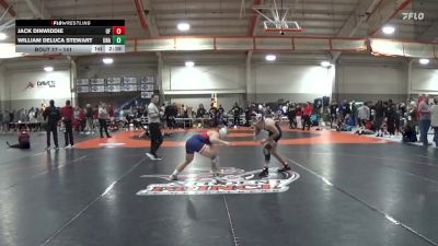 141 lbs Champ. Round 1 - William DeLuca Stewart, Unattached vs Jack Dinwiddie, Wheeling University