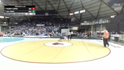 Girls 4A 125 lbs Cons. Round 3 - Lily Feist, Tahoma (Girls) vs Honey Lopez, Davis (Girls)