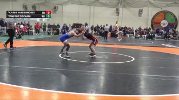 133 lbs Semifinal - Vincent Ziccardi, Washington & Lee vs Chase Vanderhorst, Ohio Northern