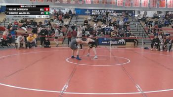 157 lbs Quarterfinal - Richie DeFulvio, Millersville vs Cooper Warshel, Pitt-Johnstown