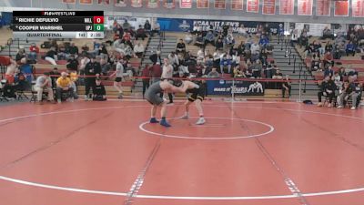 157 lbs Quarterfinal - Richie DeFulvio, Millersville vs Cooper Warshel, Pitt-Johnstown