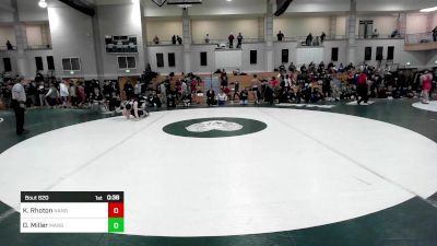 170 lbs Consi Of 8 #2 - Kaleb Rhoton, North Andover vs Odin Miller, Mansfield