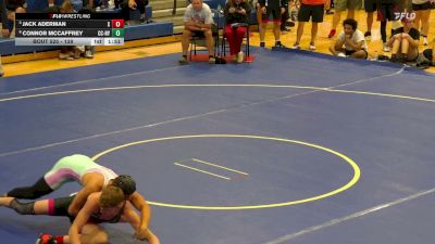 138 lbs Round 2 - Jack Aderman, Allegany- Limestone Central School NY vs Connor McCaffrey, Canisteo-Greenwood CSD - New York