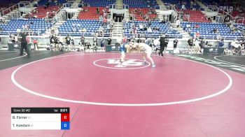 152 lbs Cons 32 #2 - Bradlee Farrer, Utah vs Ty Koedam, Iowa