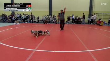 45 lbs Cons. Semi - Sawyer Hieber, Braham Warriors vs Louden Anderson, DGF