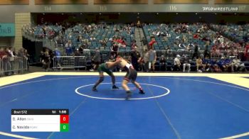 145 lbs Prelims - Deryk Allen, Cushing vs Christian Navida, Poway A