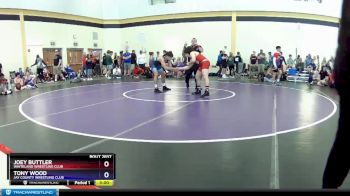 138 lbs Semifinal - Joey Buttler, Whiteland Wrestling Club vs Tony Wood, Jay County Wrestling Club