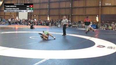 100 lbs Consi Of 4 - Liam Arroyo, Apex vs Hunter Phillips, Barn Brothers