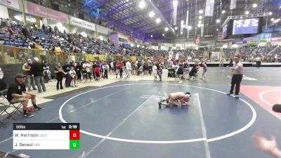 50 lbs Consi Of 8 #2 - Wyatt Harrison, Colorado Outlaws vs James Devaul, Pikes Peak Warriors