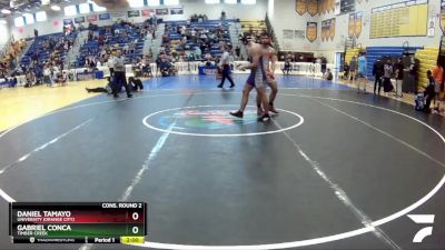 165 Blue Cons. Round 2 - Gabriel Conca, Timber Creek vs Daniel Tamayo, University (Orange City)