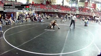 112 lbs Semifinal - Quen`Marr Burks, Rocket Wrestling Club / RWC vs Wyatt Jenson, Nebraska Boyz