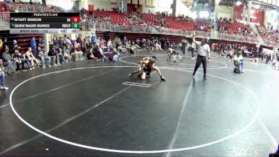 112 lbs Semifinal - Quen`Marr Burks, Rocket Wrestling Club / RWC vs Wyatt Jenson, Nebraska Boyz