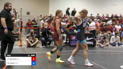 59 kg Semis - Zoe Nowicki, Bulldog Wrestling Club vs Michaela Beck, USOPTC/ TMWC