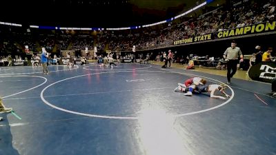 90 lbs Round Of 32 - Brayden Smith, Connellsville vs Lucas Brooks, Elk Lake
