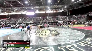 4A 160 lbs Quarterfinal - John Reimers, Emmett vs Seiya Thompson, Bishop Kelly