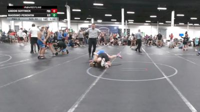 115 lbs Round 2 (6 Team) - Massimo Perentin, NJ Squeeze vs Andon Sottnick, Parabellum WA