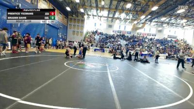 126 lbs Cons. Round 3 - Braden Davis, Oakleaf vs Prentice Yeomans, Jesuit