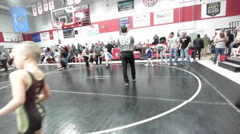 52 lbs Rr Rnd 2 - Moxin Hammans, Warner Eagles Youth Wrestling vs Harper Atkinson, Honey Badgers Wrestling Club