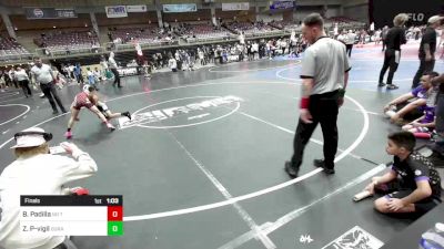 86 lbs Final - Brian Padilla, No Team vs Zavian Palma-vigil, Duran Elite