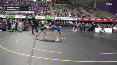 110 lbs Semis & 3rd Wb (16 Team) - Eliana Martinez, Grand View vs Paige Morales, University Of Providence
