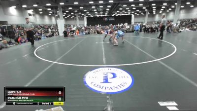 157 lbs Quarterfinal - Liam Fox, Bear Cave Wrestling Club vs Ryan Palmer, Wrestling Brotherhood