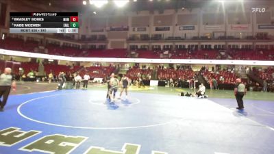 190 lbs Semifinal - Bradley Bones, Meridian vs Kade McEwen, Eagle