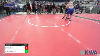 Consi Of 4 - Wyatt West, Woodland Wrestling Club vs Kamden Schofell, Newkirk Takedown Club