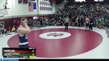 285 lbs Champ. Round 1 - Delbert Navrkal, Spring Valley vs Hayden Her, Cimarron Memorial