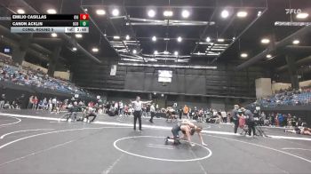 141 lbs Cons. Round 5 - Canon Acklin, Central Oklahoma vs Emilio Casillas, Grand View (Iowa)