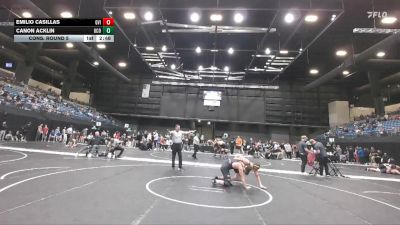 141 lbs Cons. Round 5 - Canon Acklin, Central Oklahoma vs Emilio Casillas, Grand View (Iowa)