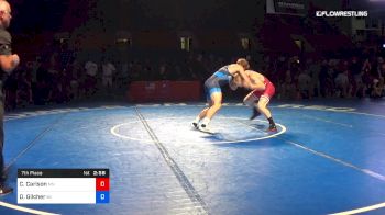 152 lbs 7th Place - Cael Carlson, Minnesota vs Derek Gilcher, Michigan