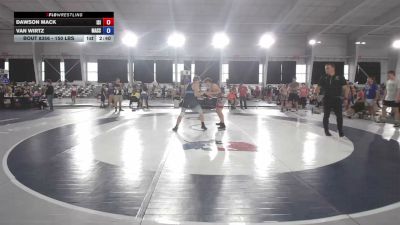 150 lbs Cons. Semis - Dawson Mack, ISI vs Van Wirtz, Massa