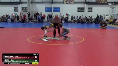 65 lbs Round 1 (4 Team) - Ryan Hill, DARKHORSE WRESTLING CLUB - GOLD vs Beau Switzer, SHENANDOAH VALLEY WRESTLING CLUB