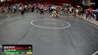 105 lbs Round 4 (6 Team) - Maclain Chase, Lake WC vs Chase Brown, Silo WC