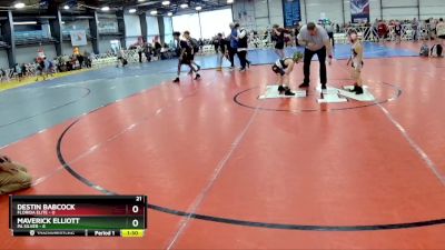 52 lbs Rd# 4- 2:00pm Friday Final Pool - Destin Babcock, Florida Elite vs Maverick Elliott, PA Silver