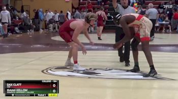184 lbs Cons. Semi - Isaiah Kellow, Hawkeye Community College vs Dax Clatt, Coe