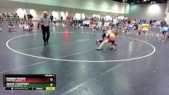 132 lbs Round 3 (16 Team) - Robbie Fisher, Nebraska Broskis vs Reese Courtney, Indiana Prospects