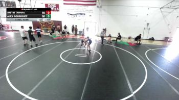 138 lbs Cons. Semi - Justin Tanaka, Rowland High School vs Alex Rodriguez, Silverback Wresting Club