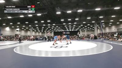 157 lbs Semis - Allen Diaz, Kearney MatCats Wrestling Club vs Kayden Hanlon, Aniciete Training Club