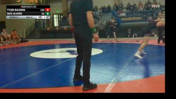 120 lbs Max Glaser, Dickinson vs Tyler Baldwin, Sturgis Brown