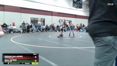 80-91 lbs Round 3 - Keegan Gallagher, Greenfield WC vs Beau Deters, Unattached