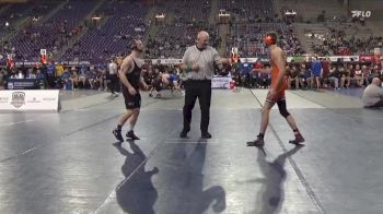 141 lbs 2nd Wrestleback (16 Team) - Tyler Rhue, Southern Oregon vs Tristen Brown, Doane University
