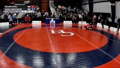 60kg Cons. Round 4 - William Lovell, Matmen Wrestling Club vs Samuil Serafinchev, Matmen Wrestling Club