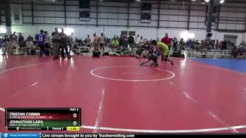 138 lbs Round 2 (6 Team) - Johnathan Lara, HEAVY HITTING HAMMERS vs Tristan Corbin, SCANLAN WRESTLING ACADEMY